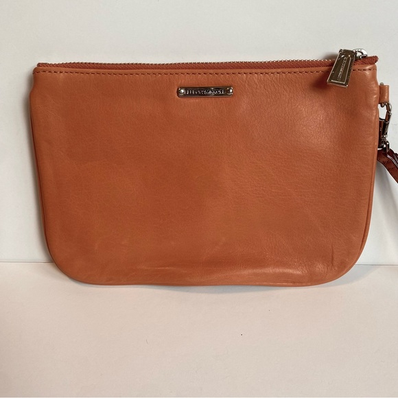 Rebecca Minkoff pink peach leather mac clutch - Picture 4 of 5